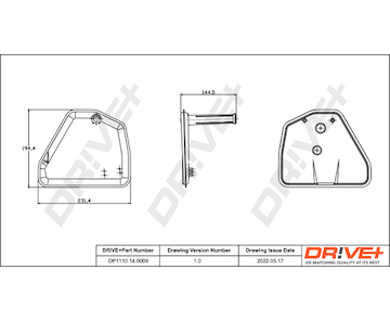 Sada hydraulického filtru, automatická převodovka Dr!ve+ DP1110.14.0009