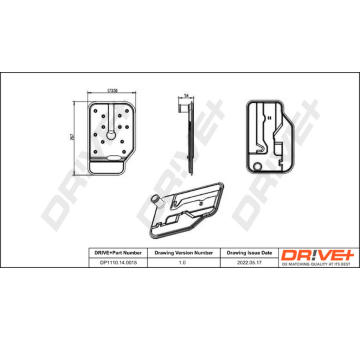 Hydraulický filtr, automatická převodovka Dr!ve+ DP1110.14.0015