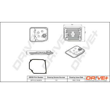 Sada hydraulického filtru, automatická převodovka Dr!ve+ DP1110.14.0019