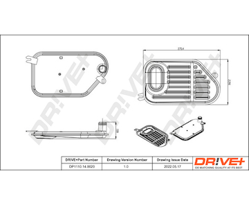 Hydraulický filtr, automatická převodovka Dr!ve+ DP1110.14.0020