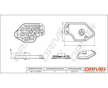 Hydraulický filtr, automatická převodovka Dr!ve+ DP1110.14.0029