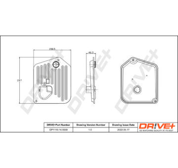 Hydraulický filtr, automatická převodovka Dr!ve+ DP1110.14.0030