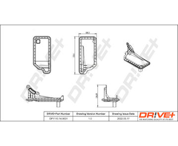 Hydraulický filtr, automatická převodovka Dr!ve+ DP1110.14.0031