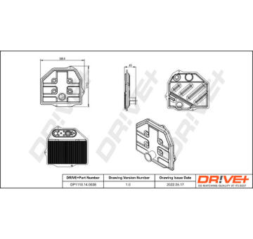 Hydraulický filtr, automatická převodovka Dr!ve+ DP1110.14.0038