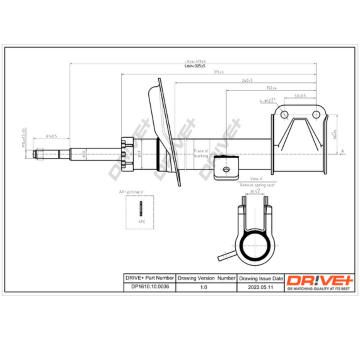 Tlumič pérování Dr!ve+ DP1610.10.0036