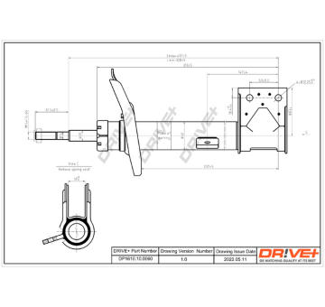 Tlumič pérování Dr!ve+ DP1610.10.0060