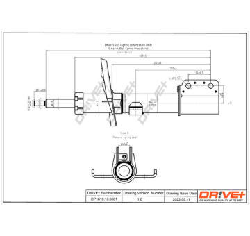 Tlumič pérování Dr!ve+ DP1610.10.0115