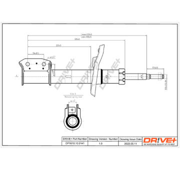Tlumič pérování Dr!ve+ DP1610.10.0141