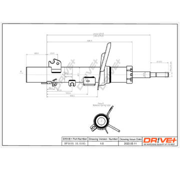 Tlumič pérování Dr!ve+ DP1610.10.0185