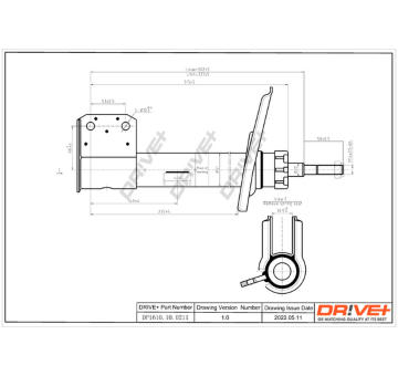 Tlumič pérování Dr!ve+ DP1610.10.0211