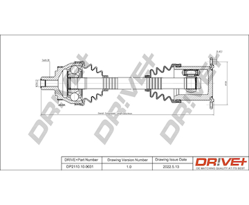 Hnací hřídel Dr!ve+ DP2110.10.0031