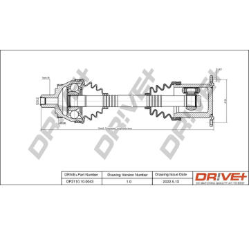 Hnací hřídel Dr!ve+ DP2110.10.0043