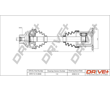 Hnací hřídel Dr!ve+ DP2110.10.0046