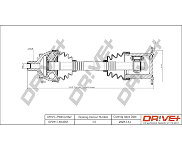 Hnací hřídel Dr!ve+ DP2110.10.0055