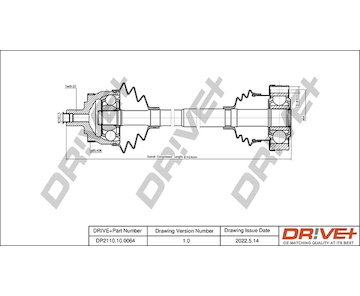 Hnací hřídel Dr!ve+ DP2110.10.0064