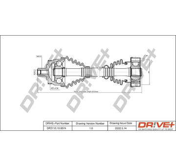 Hnací hřídel Dr!ve+ DP2110.10.0074