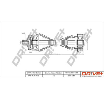 Hnací hřídel Dr!ve+ DP2110.10.0075