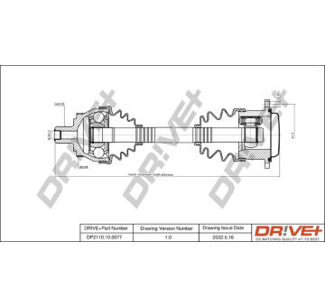 Hnací hřídel Dr!ve+ DP2110.10.0077