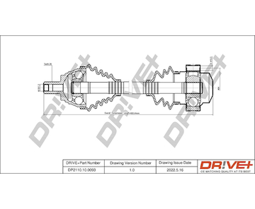 Hnací hřídel Dr!ve+ DP2110.10.0093