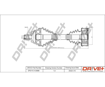 Hnací hřídel Dr!ve+ DP2110.10.0096