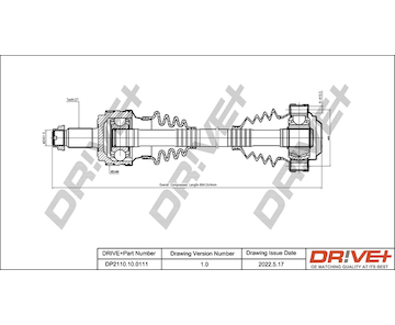 Hnací hřídel Dr!ve+ DP2110.10.0111