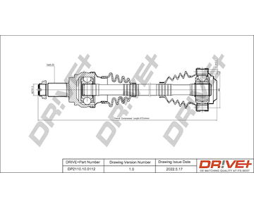 Hnací hřídel Dr!ve+ DP2110.10.0112