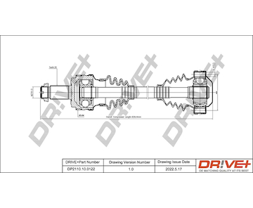 Hnací hřídel Dr!ve+ DP2110.10.0122