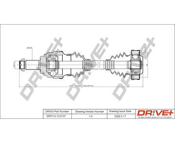 Hnací hřídel Dr!ve+ DP2110.10.0137