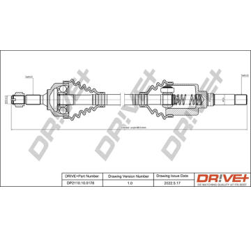 Hnací hřídel Dr!ve+ DP2110.10.0178