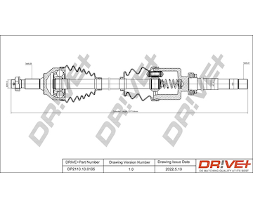 Hnací hřídel Dr!ve+ DP2110.10.0195