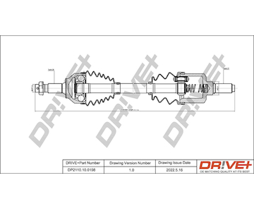 Hnací hřídel Dr!ve+ DP2110.10.0198