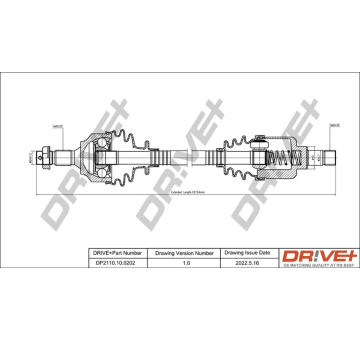 Hnací hřídel Dr!ve+ DP2110.10.0202