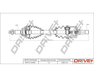 Hnací hřídel Dr!ve+ DP2110.10.0203