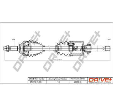 Hnací hřídel Dr!ve+ DP2110.10.0204