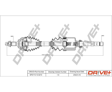 Hnací hřídel Dr!ve+ DP2110.10.0210
