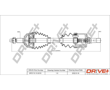 Hnací hřídel Dr!ve+ DP2110.10.0216