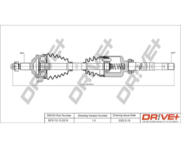 Hnací hřídel Dr!ve+ DP2110.10.0219
