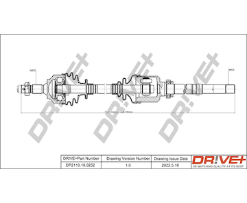 Hnací hřídel Dr!ve+ DP2110.10.0252