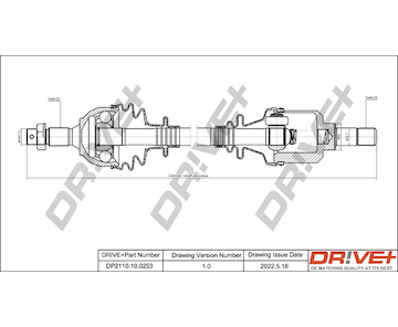 Hnací hřídel Dr!ve+ DP2110.10.0253