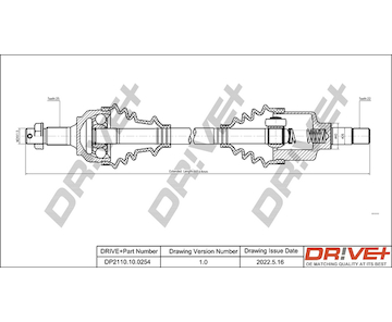 Hnací hřídel Dr!ve+ DP2110.10.0254