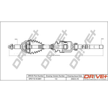 Hnací hřídel Dr!ve+ DP2110.10.0261