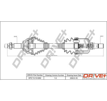 Hnací hřídel Dr!ve+ DP2110.10.0262