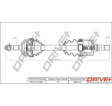 Hnací hřídel Dr!ve+ DP2110.10.0263