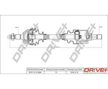 Hnací hřídel Dr!ve+ DP2110.10.0264