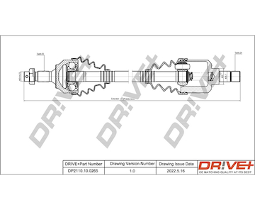 Hnací hřídel Dr!ve+ DP2110.10.0265