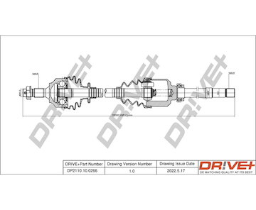 Hnací hřídel Dr!ve+ DP2110.10.0266