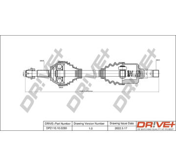Hnací hřídel Dr!ve+ DP2110.10.0280