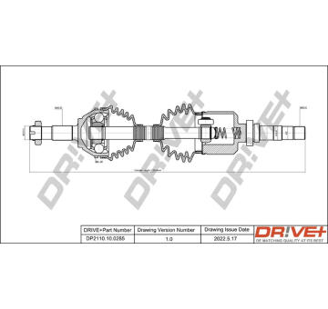 Hnací hřídel Dr!ve+ DP2110.10.0285