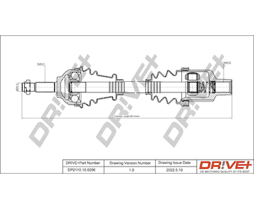 Hnací hřídel Dr!ve+ DP2110.10.0296