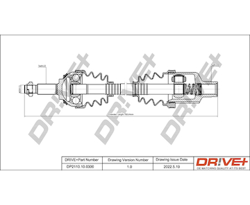 Hnací hřídel Dr!ve+ DP2110.10.0300
